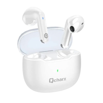 слушалки,слушалки,qcharx,harmony,wireless,earphones,white,(white)