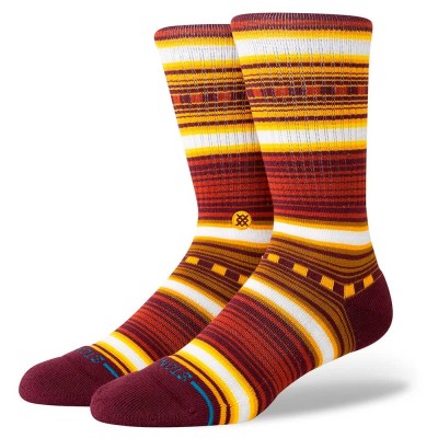 чорапи,мъжки,чорапи,stance,windy,pine,crew,socks,red,(rust)