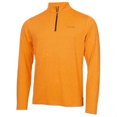 блуза,мъжки,пуловери,calvin,klein,golf,newport,half,zip,sweatshirt,sun,flare,(orange)