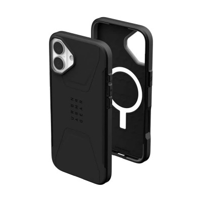 други,аксесоари,uag,civilian,iphone,16,plus,phone,case,black,(black)