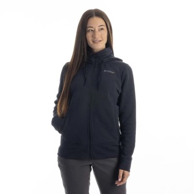 блуза,дамски,блузи,klim,basin,full,zip,sweatshirt,black,(black)
