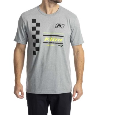 тениска,мъжки,тениски,дамски,тениски,klim,checkered,flag,tri,blend,short,sleeve,t,shirt,grey,(heathered,gray,black)
