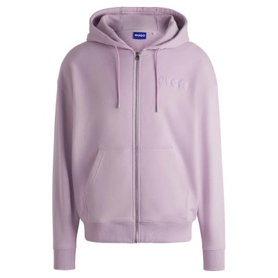 блуза,дамски,блузи,hugo,doa,01,blue,full,zip,sweatshirt,purple