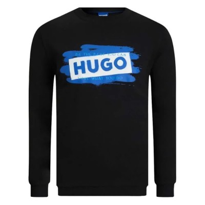 блуза,мъжки,пуловери,hugo,nabluey,01,blue,sweatshirt,black