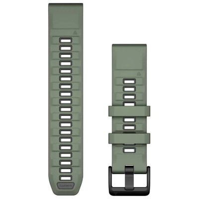 други,аксесоари,garmin,quickfit®,22,silicone,strap,willow,graphite,(silver)