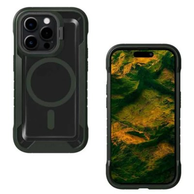 други,аксесоари,laut,iphone,14,pro,crystal,matter,3.0,phone,case,green,(forest,green)