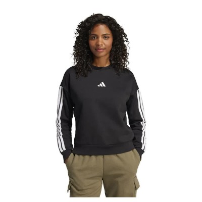 поларена,блуза,дамски,блузи,adidas,essentials,3,stripes,fleece,sweatshirt,black
