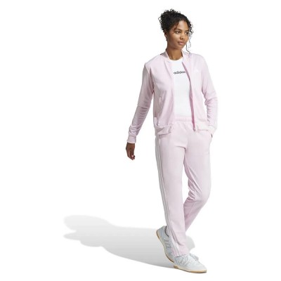 анцуг,дамски,анцузи,adidas,essentials,3,stripes,tracksuit,clear,pink,(pink)