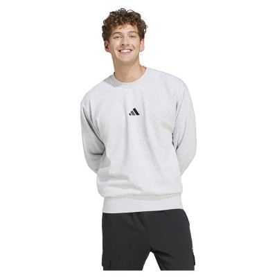 поларена,блуза,мъжки,пуловери,adidas,essentials,feelcozy,fleece,sweatshirt,light,grey,heather,black,(grey)