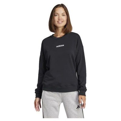 блуза,дамски,блузи,adidas,essentials,linear,french,terry,sweatshirt,black