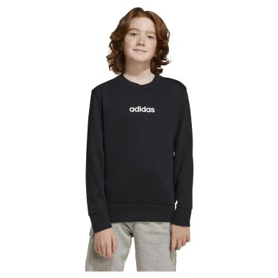 блуза,детски,блузи,adidas,essentials,sweatshirt,black,(black,white)