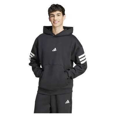 суичър,мъжки,пуловери,adidas,future,icons,3,stripes,hoodie,black