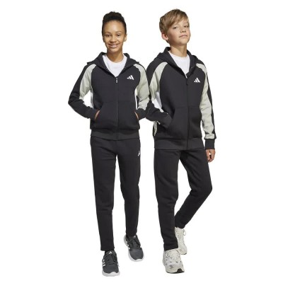 анцуг,детски,анцузи,adidas,seasonal,essentials,colorblock,fleece,tracksuit,black