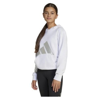 суичър,детски,блузи,adidas,seasonal,essentials,glam,cotton,hoodie,white,silver,met,(white)