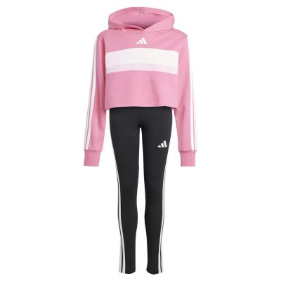 анцуг,детски,анцузи,adidas,seasonal,essentials,tiberio,3,stripes,fleece,leggings,tracksuit,pink,fusion,white,clear,pink,(black,pink)