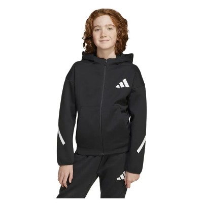 блуза,детски,блузи,adidas,z.n.e,full,zip,sweatshirt,black,white,(black)