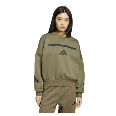 блуза,дамски,блузи,adidas,z.n.e,sweatshirt,olive,strata,(green)