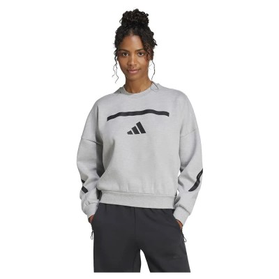блуза,дамски,блузи,adidas,z.n.e,sweatshirt,medium,grey,heather,(grey)