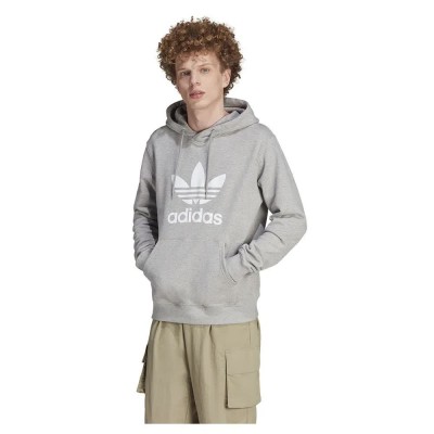 суичър,мъжки,пуловери,adidas,originals,adicolor,classics,trefoil,hoodie,medium,grey,heather,(grey)