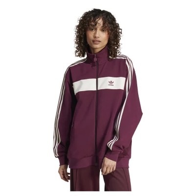 яке,дамски,анцузи,adidas,originals,colorblock,tracksuit,jacket,maroon,cream,white,(purple)