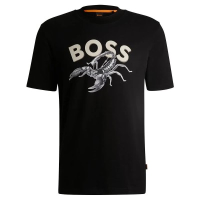 тениска,мъжки,тениски,boss,bossfish,01,short,sleeve,t,shirt,black