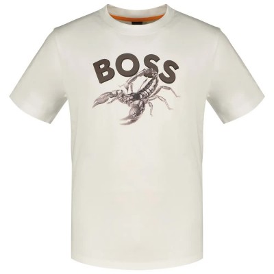 тениска,мъжки,тениски,boss,bossfish,01,short,sleeve,t,shirt,white