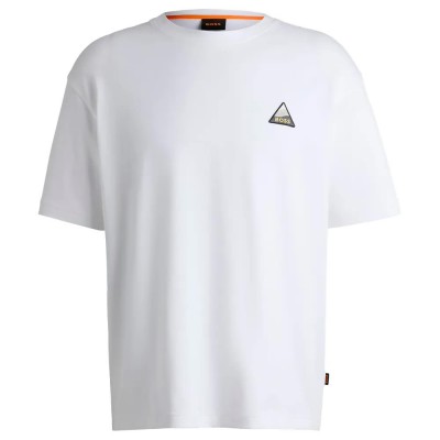тениска,мъжки,тениски,boss,fishpatch,01,short,sleeve,t,shirt,white