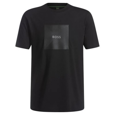 тениска,мъжки,тениски,boss,logo,rib,01,short,sleeve,t,shirt,black
