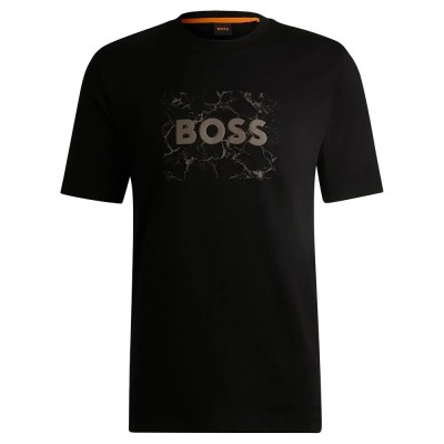 тениска,мъжки,тениски,boss,logospace,01,short,sleeve,t,shirt,black