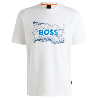 тениска,мъжки,тениски,boss,logospace,01,short,sleeve,t,shirt,white,(natural)