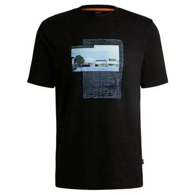 тениска,мъжки,тениски,boss,ontheway,01,short,sleeve,t,shirt,black