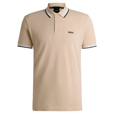 мъжки,блузи,с,яка,boss,paddy,01,short,sleeve,polo,open,beige,(beige)