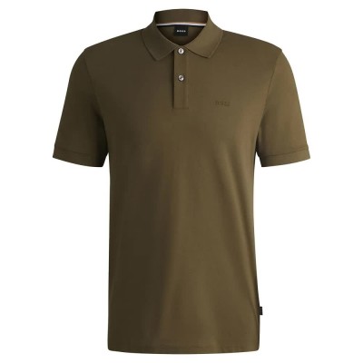 мъжки,блузи,с,яка,boss,pallas,01,short,sleeve,polo,dark,green,(green)
