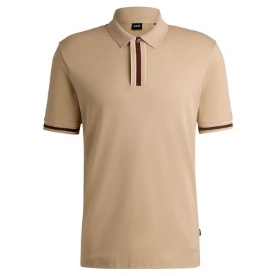 мъжки,блузи,с,яка,boss,parlay,185,01,short,sleeve,polo,beige