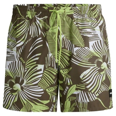 бански,гащета,мъжки,бански,костюми,boss,piranha,01,swimming,shorts,green