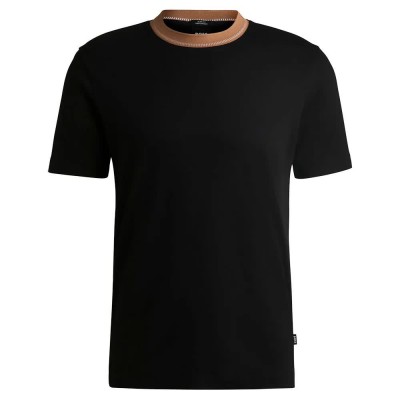 тениска,мъжки,тениски,boss,tessler,199,01,short,sleeve,t,shirt,black
