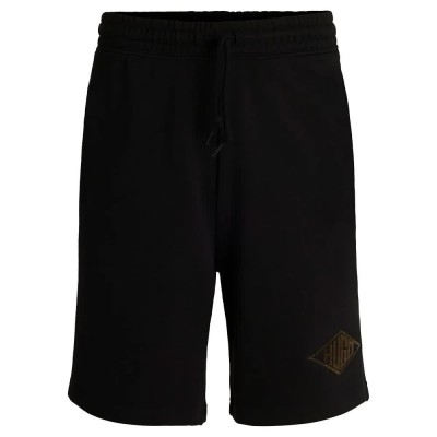 къси,панталони,мъжки,панталони,hugo,damtus,01,sweat,shorts,black