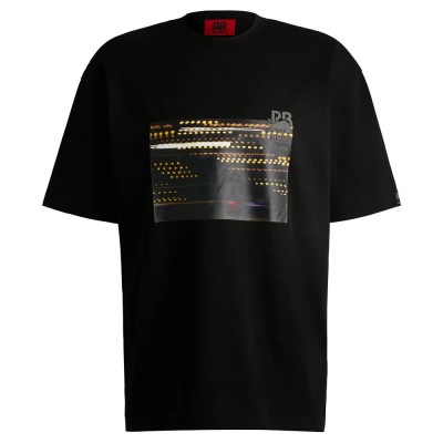 тениска,мъжки,тениски,hugo,daveley,rb,01,short,sleeve,t,shirt,black