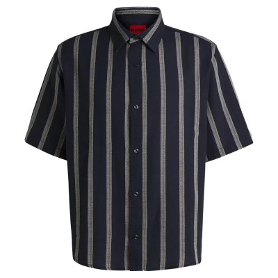 риза,с,къс,ръкав,мъжки,ризи,hugo,eralino,01,short,sleeve,shirt,blue