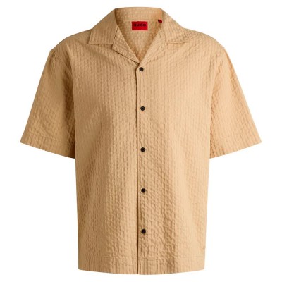 риза,с,къс,ръкав,мъжки,ризи,hugo,espino,01,short,sleeve,shirt,open,beige,(beige)