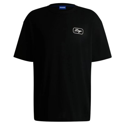 тениска,мъжки,тениски,hugo,nampie,01,short,sleeve,t,shirt,black