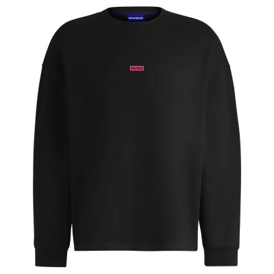 блуза,мъжки,пуловери,hugo,naviu,10257685,blue,sweatshirt,black