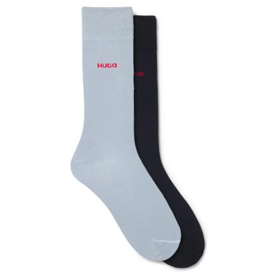 чорапи,мъжки,чорапи,hugo,rs,uni,01,socks,2,pairs,open,blue,(blue,black)