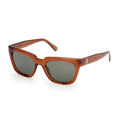 слънчеви,очила,слънчеви,очила,guess,gu00206,sunglasses,shiny,dark,brown,green,(brown)