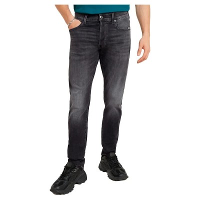 дънки,мъжки,панталони,g,star,3301,slim,jeans,faded,black,magnet,(grey)