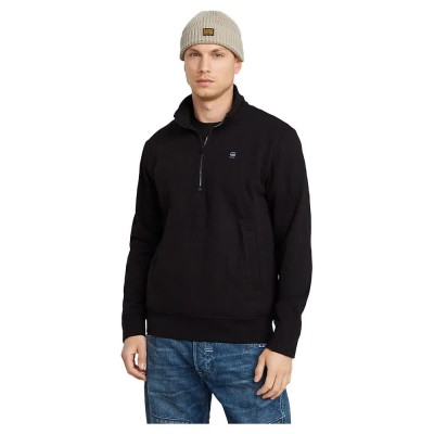 блуза,мъжки,пуловери,g,star,nifous,half,zip,sweatshirt,black