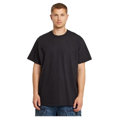 тениска,мъжки,тениски,g,star,seam,detail,loose,short,sleeve,t,shirt,black