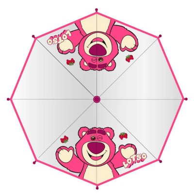 чадър,чадъри,cerdá,lotso,toy,story,disney,umbrella,60,cm,pink,(multicolour)
