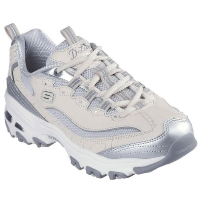 маратонки,мъжки,маратонки,дамски,маратонки,skechers,d´lites,trainers,grey,(natural,duraleather,mesh,gray,silver,trim)