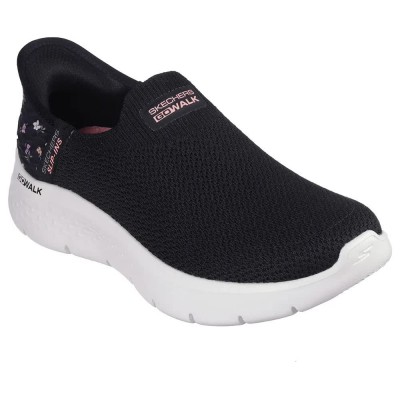 обувки,дамски,маратонки,skechers,go,walk,flex,slip,on,shoes,black